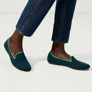 Rothy's Merino Wool Loafer in Winter Green Women's  Size 10
